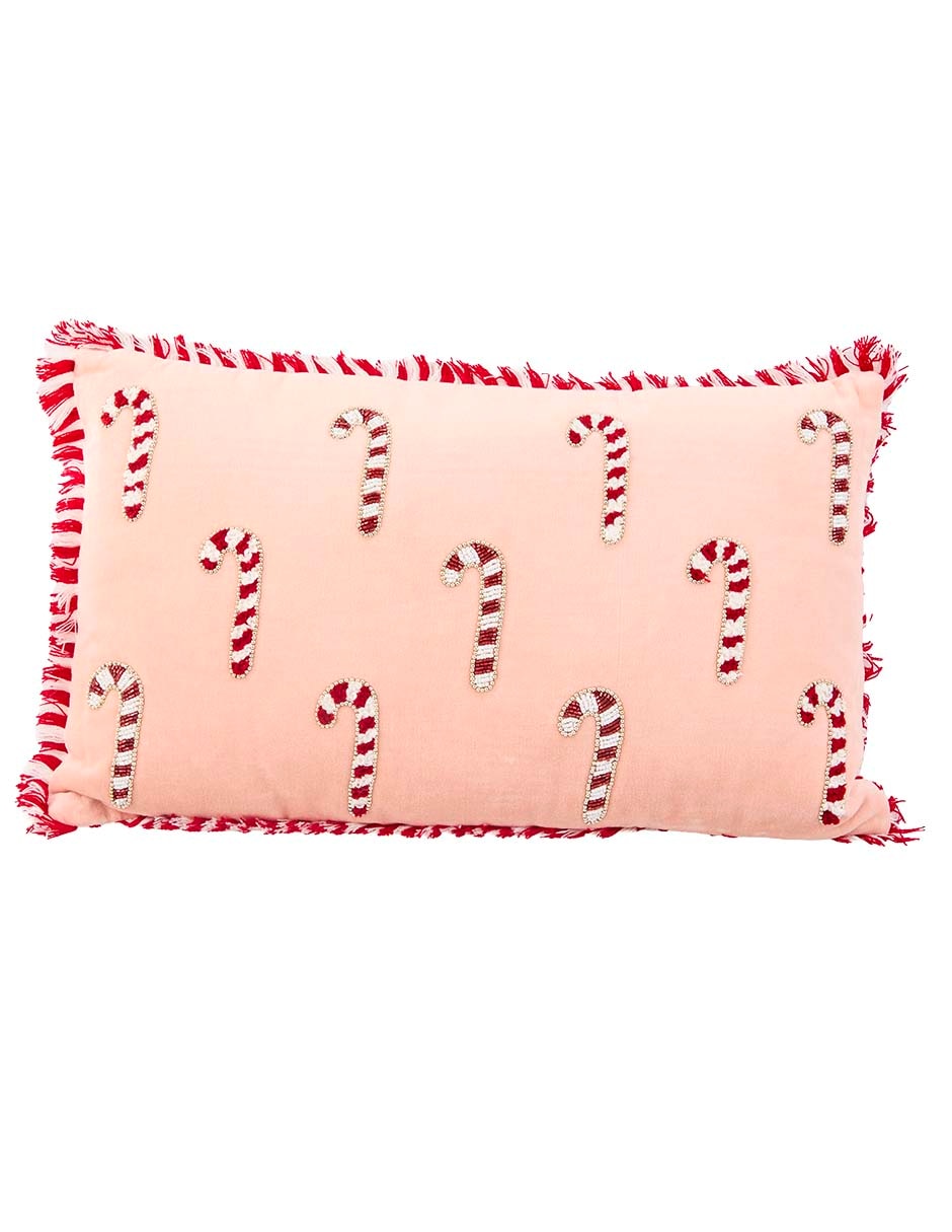 Cojín decorativo navideño Christmas Spirit bastón Venta Especial