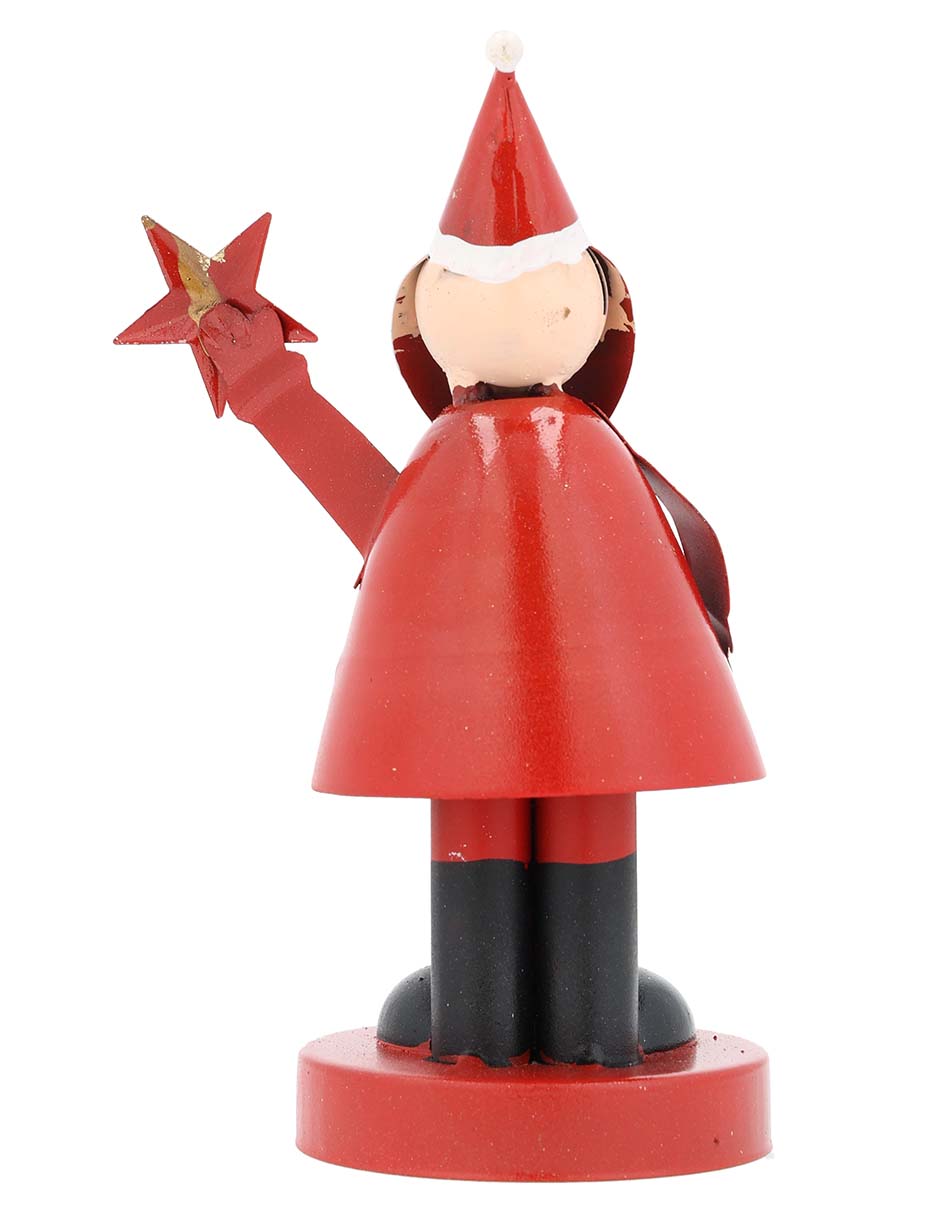 Figura decorativa de santa claus de metal 3