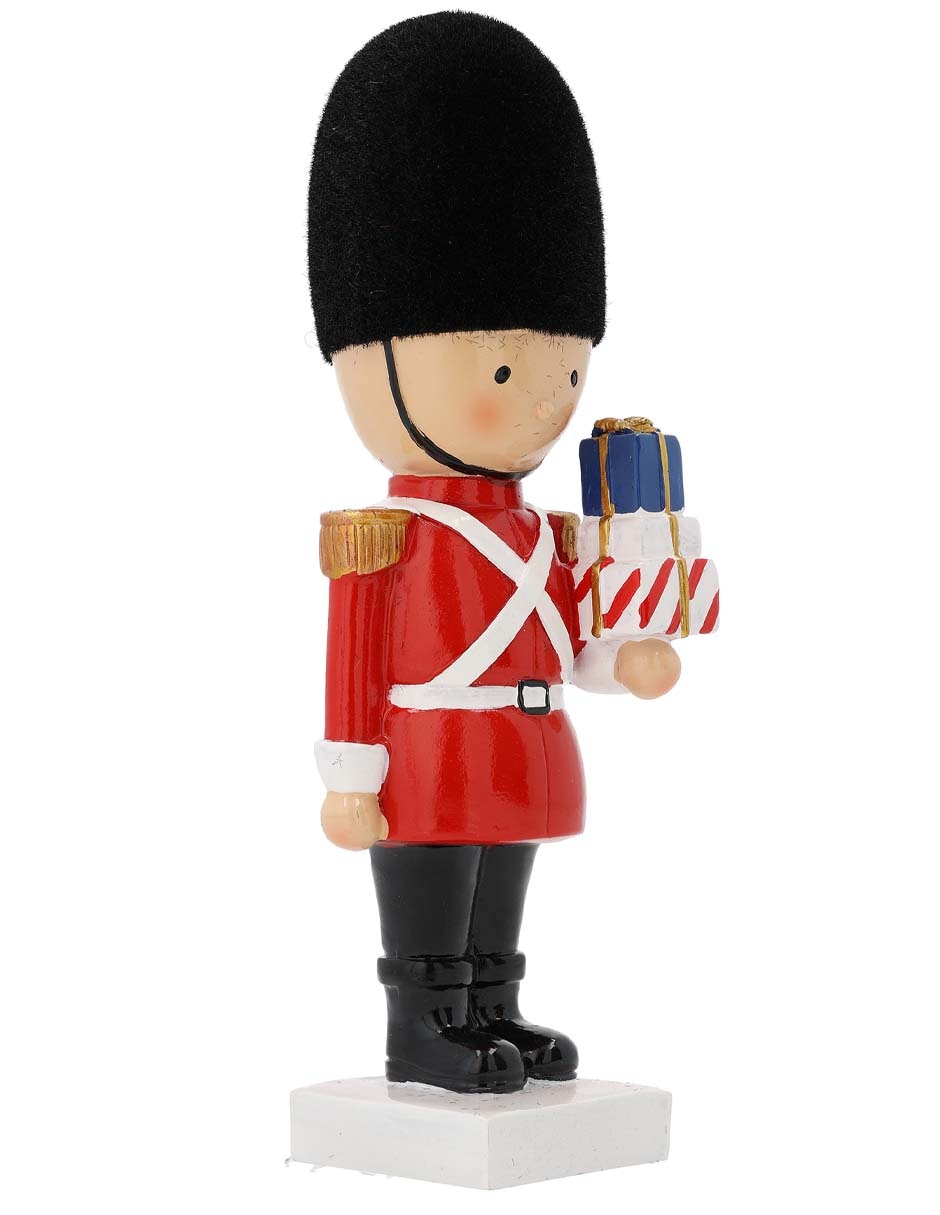Figura decorativa de soldado Navidad