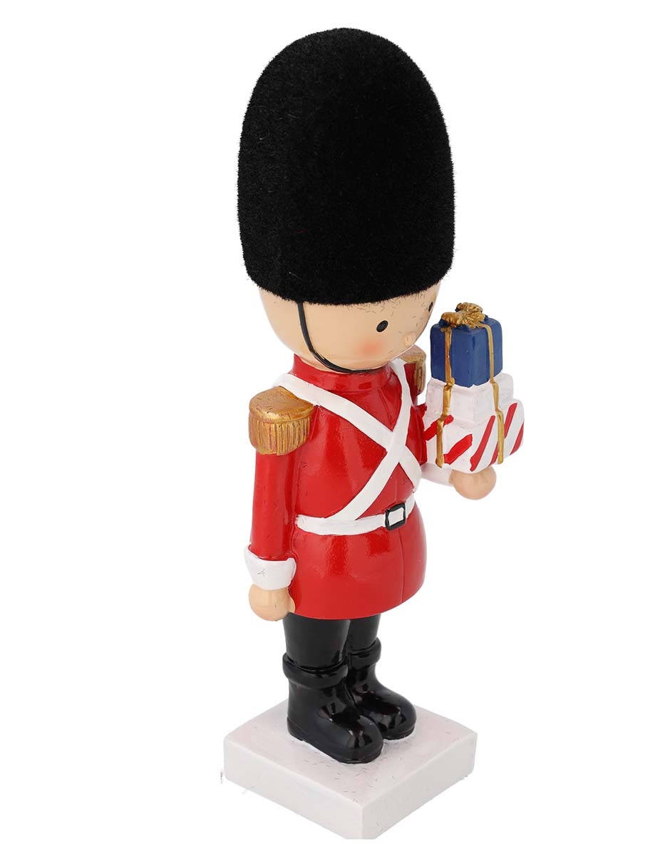 Figura decorativa de soldado Navidad
