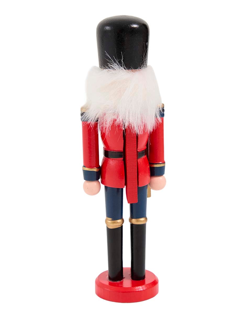 Figura decorativa de cascanueces Navidad de madera 3