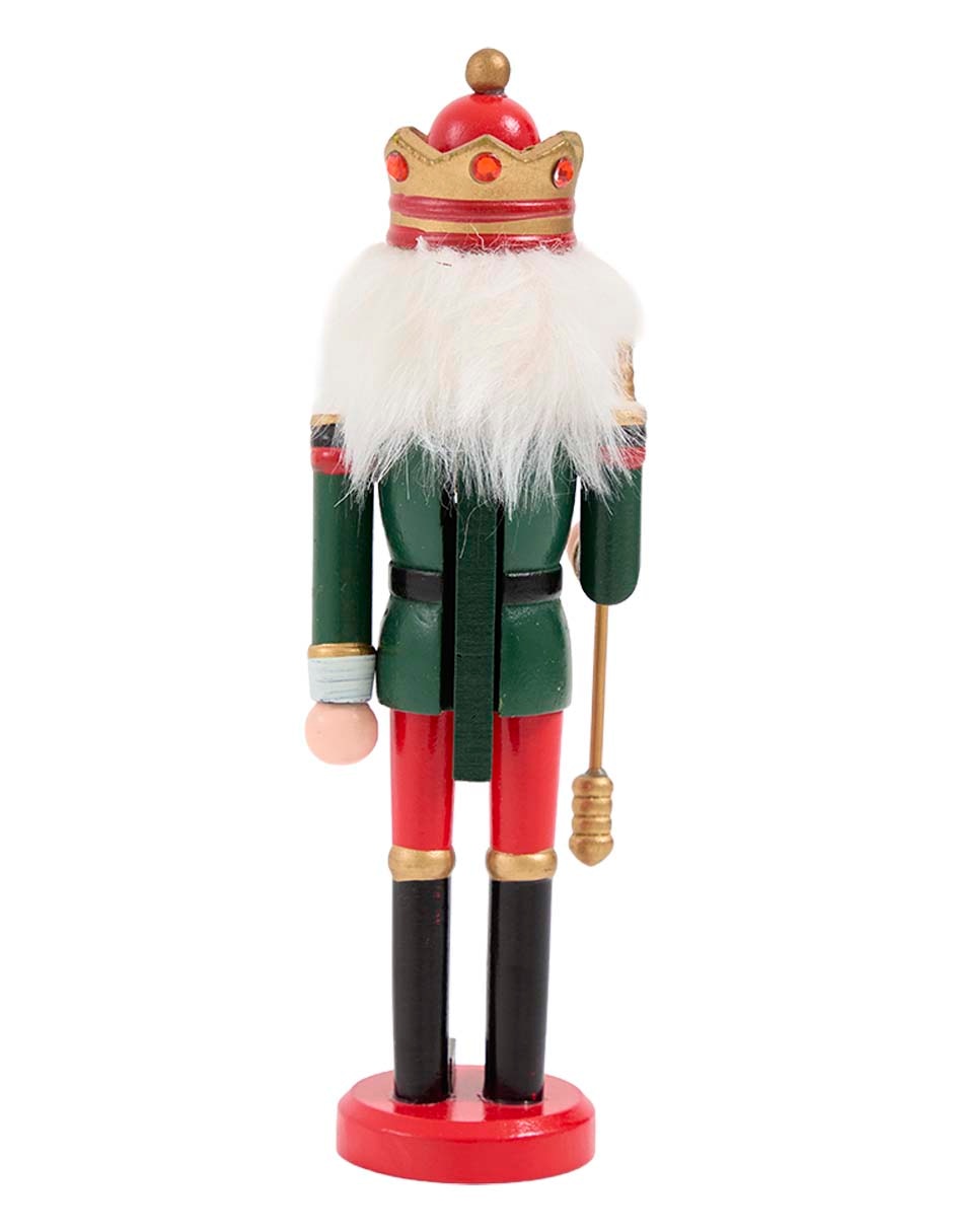 Figura decorativa de cascanueces Navidad de madera 3