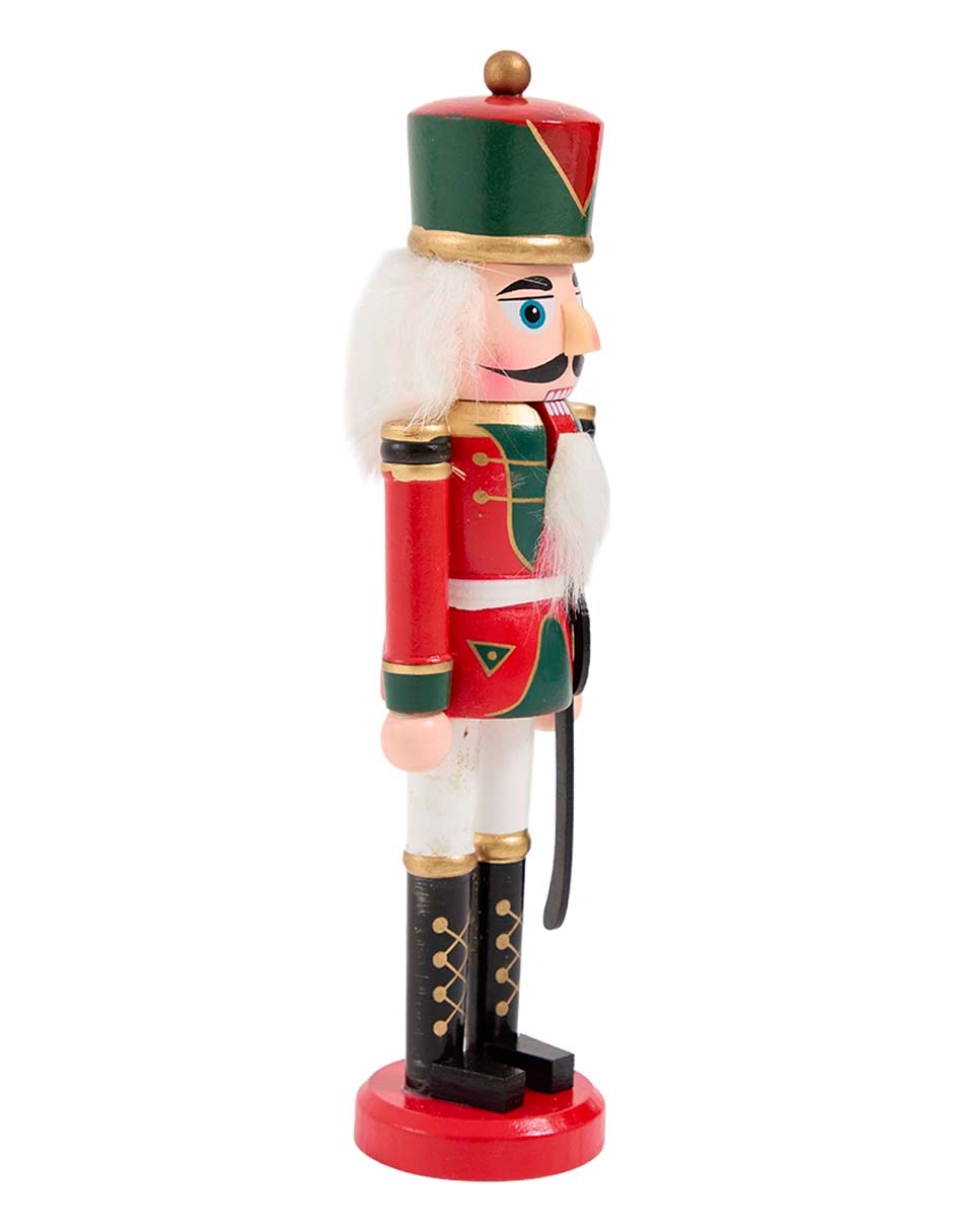 Figura decorativa de cascanueces Navidad de madera 3