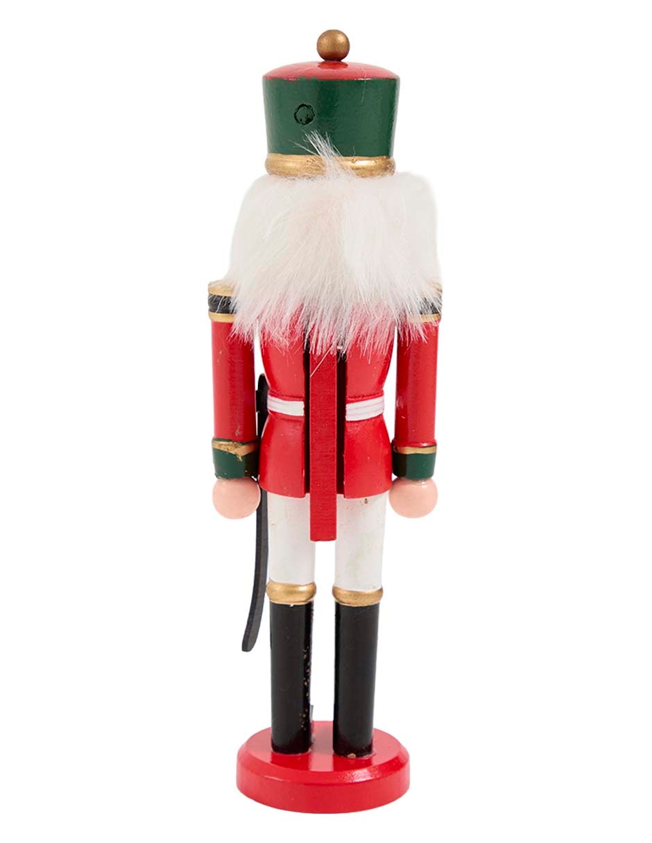 Figura decorativa de cascanueces Navidad de madera 4