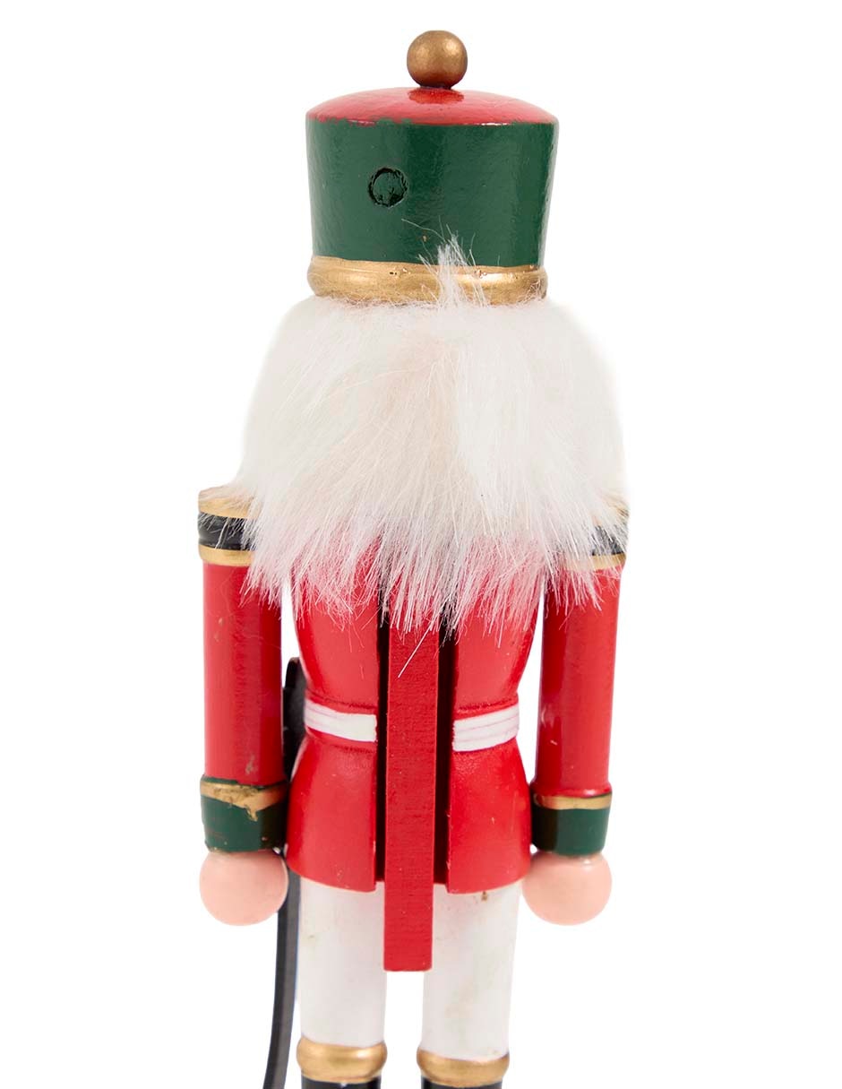 Figura decorativa de cascanueces Navidad de madera 6
