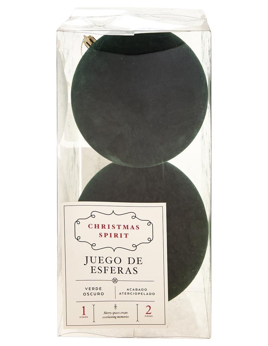 Set de esfera navideña con 2 piezas 2