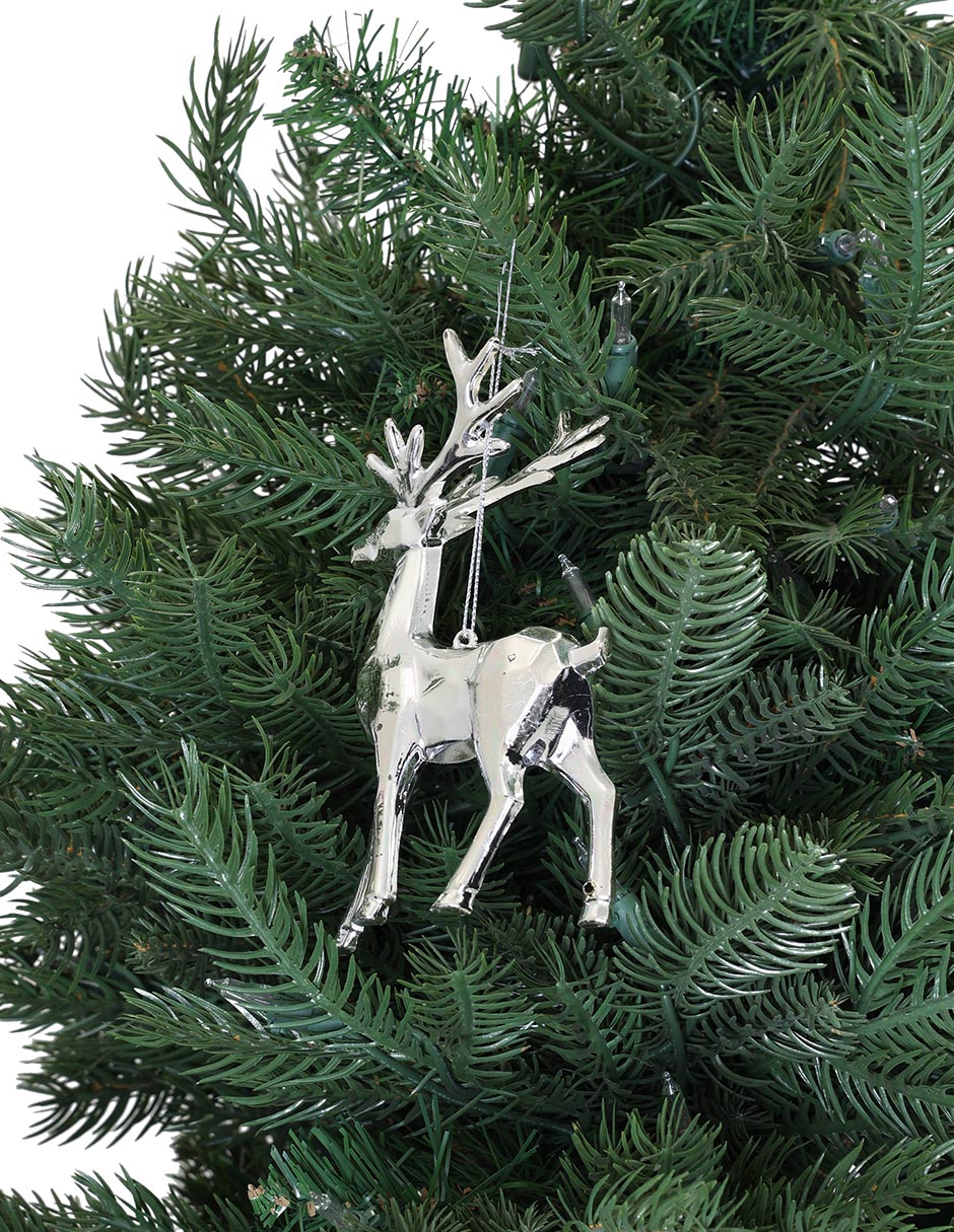 Ornamento navidad reno metallic 4