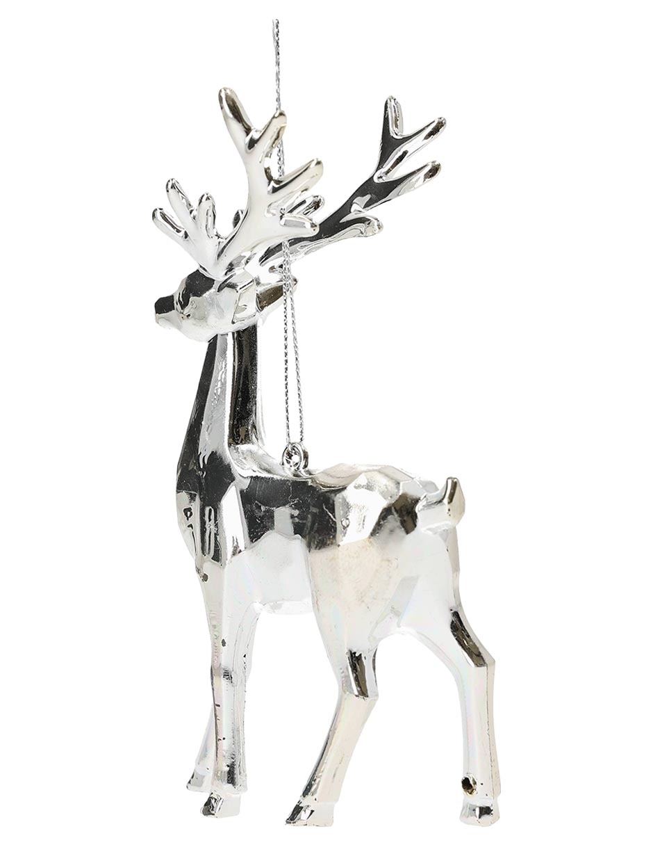 Ornamento navidad reno metallic 2