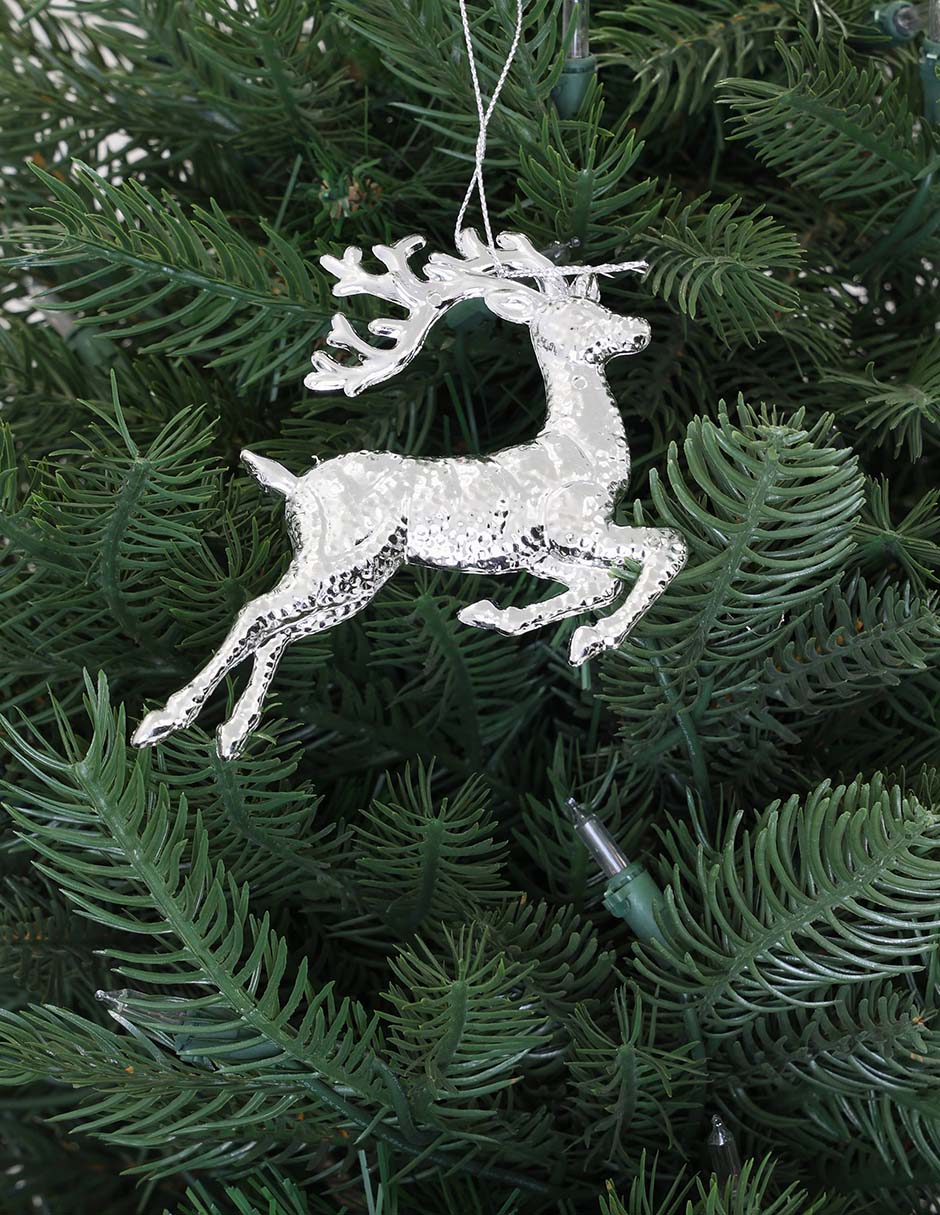 Ornamento navidad reno Metallic 5