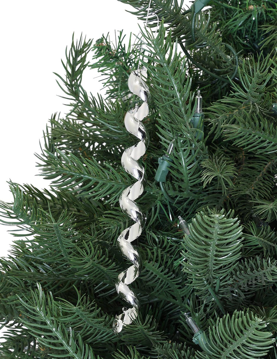 Ornamento navidad espiral Metallic 4