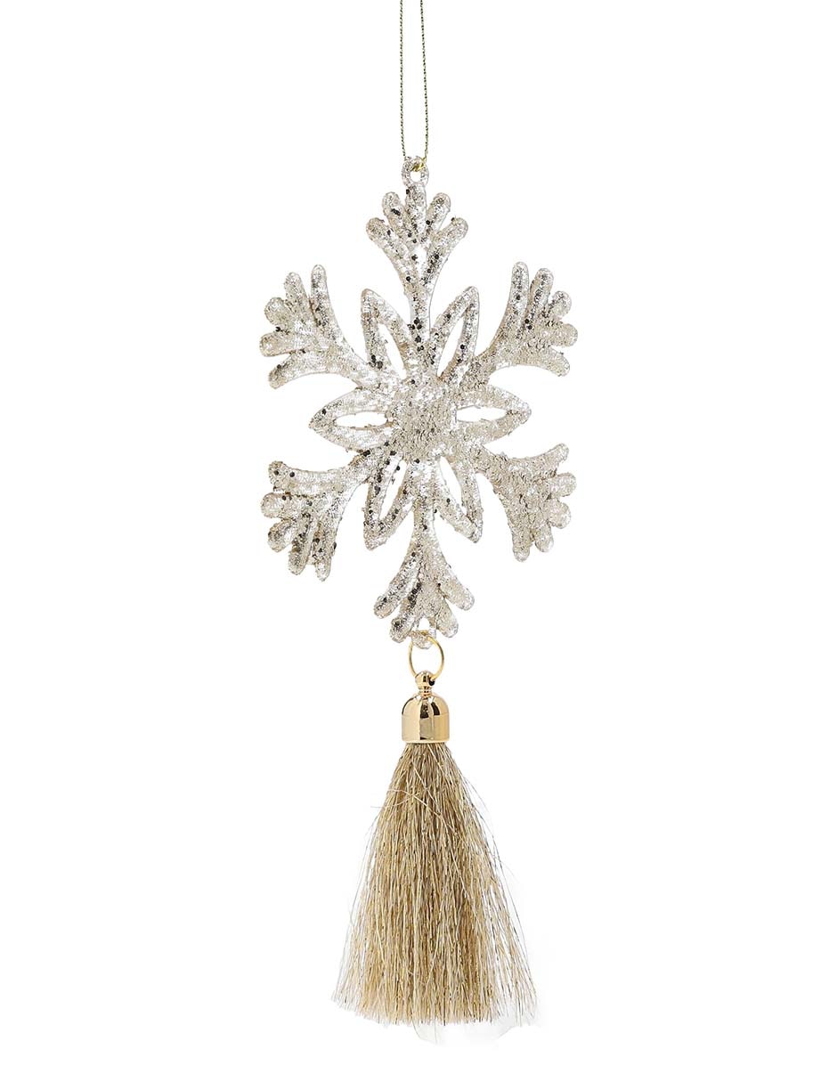 Ornamento navidad copo de nieve Esplendor 3