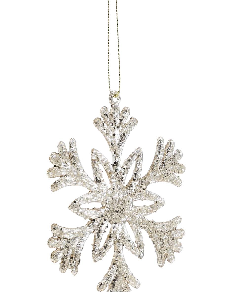 Ornamento navidad copo de nieve Esplendor 4