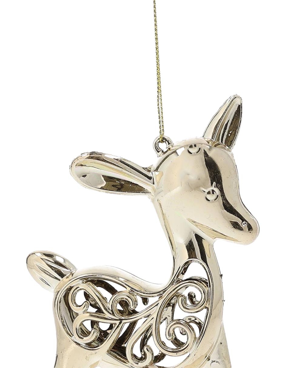 Ornamento navidad reno Metallic 3