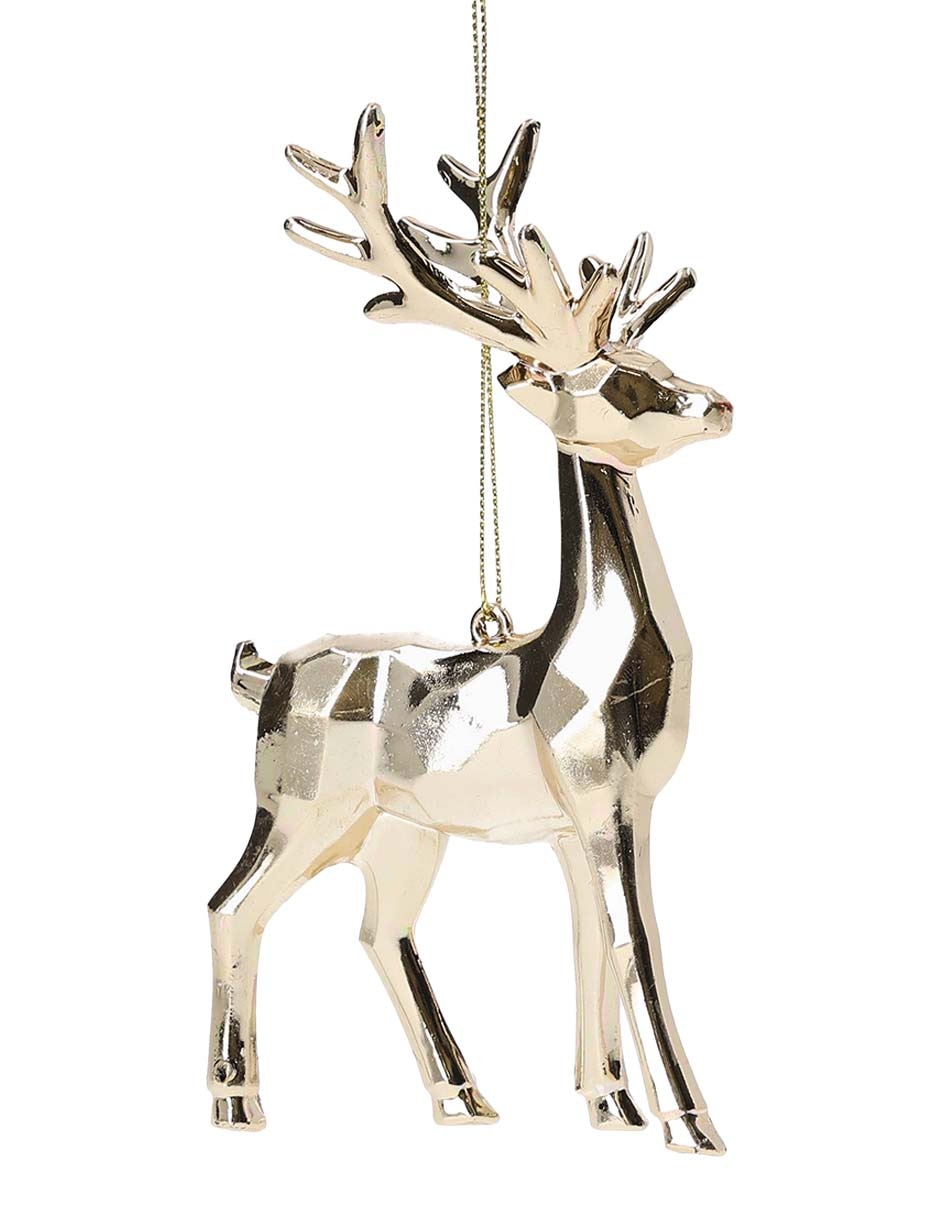 Ornamento navidad reno Metallic 3