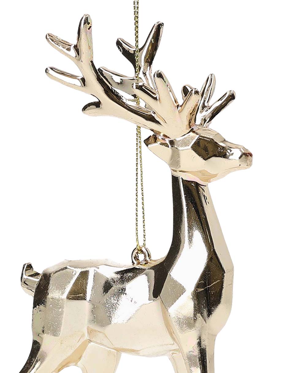 Ornamento navidad reno Metallic 4