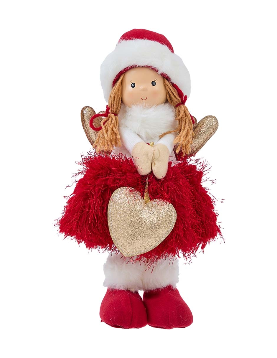 Figura decorativa de muñeca Navidad Figura decorativa de muñeca Navidad