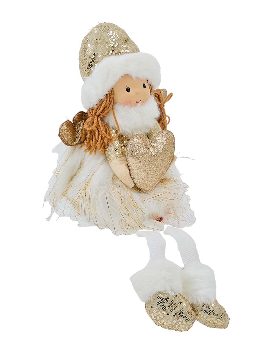 Figura decorativa de muñeca Navidad 2