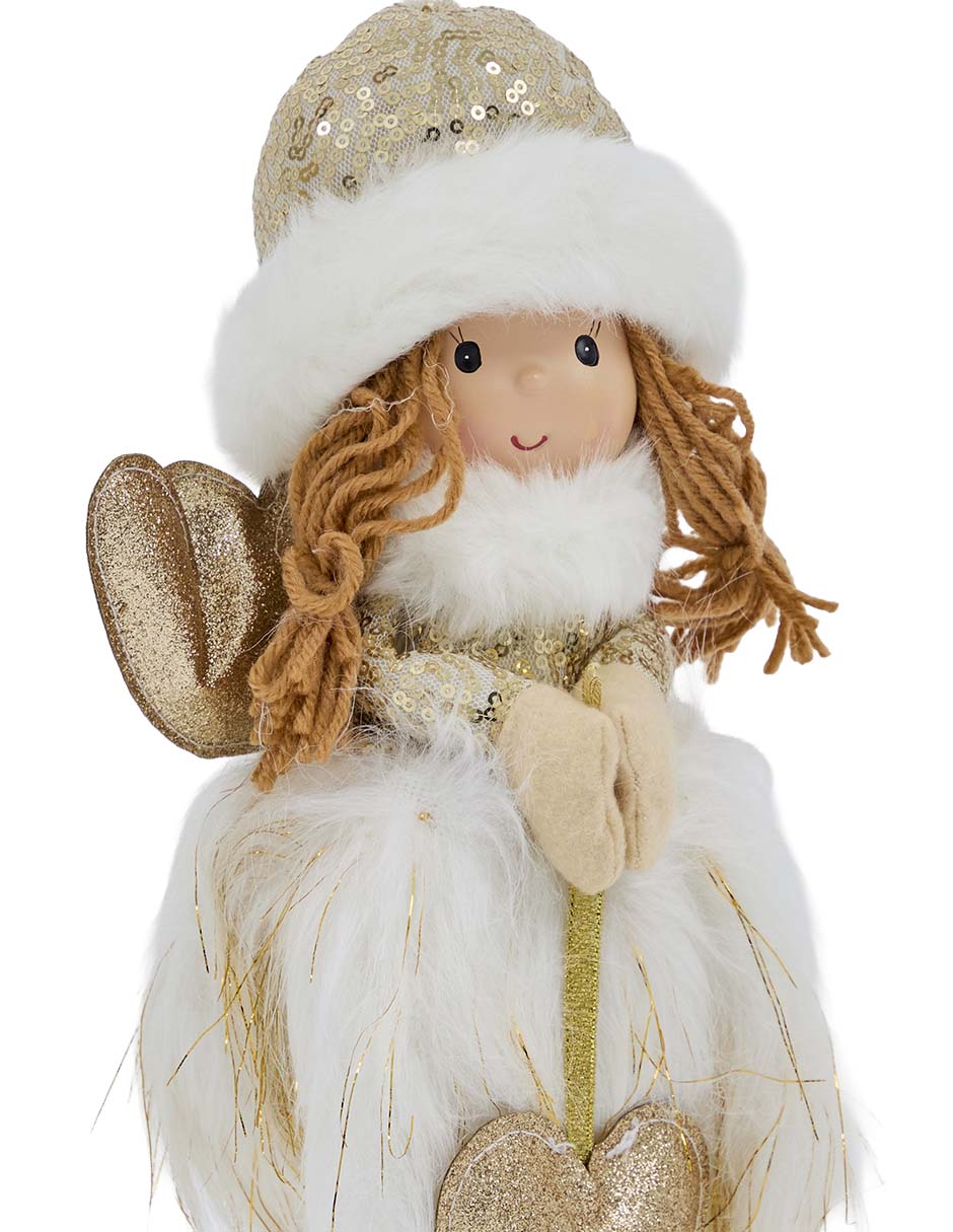 Figura decorativa de muñeca Navidad 4