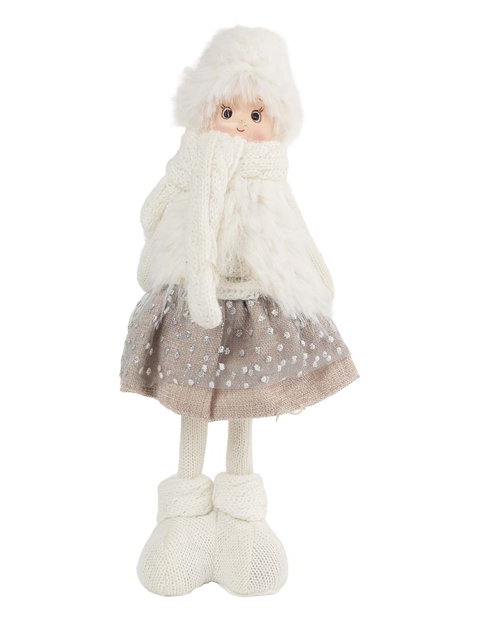 Figura decorativa de muñeca Navidad Figura decorativa de muñeca Navidad