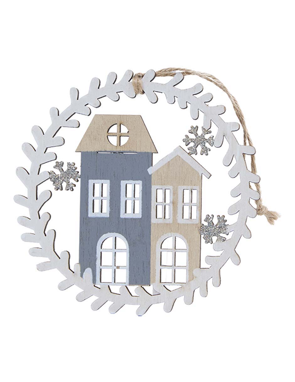 Ornamento navidad circular