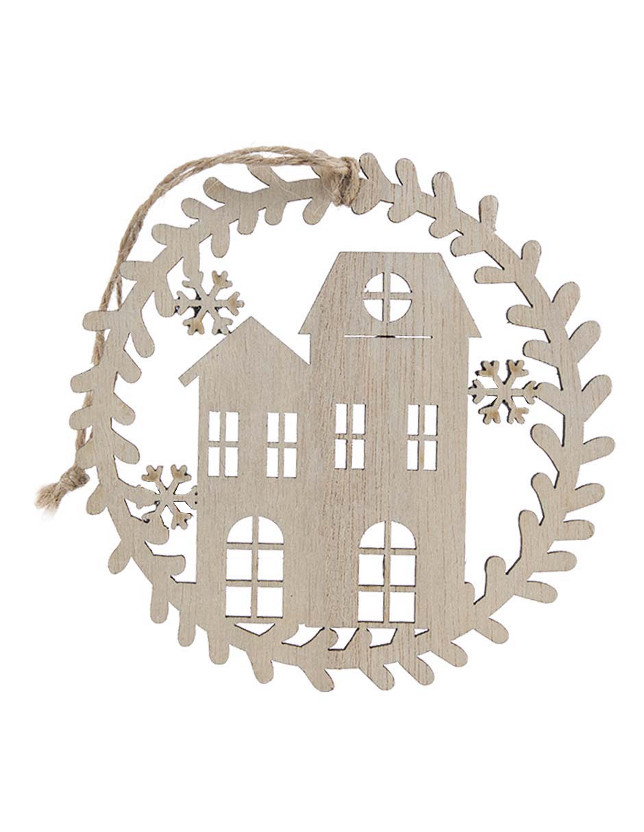 Ornamento navidad circular 2