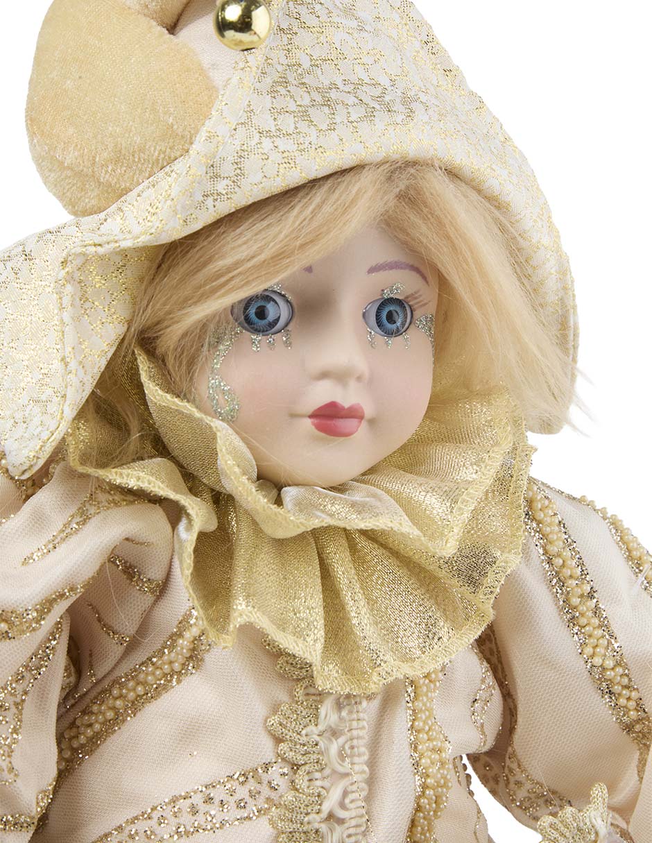 Figura decorativa de arlequín Navidad 5