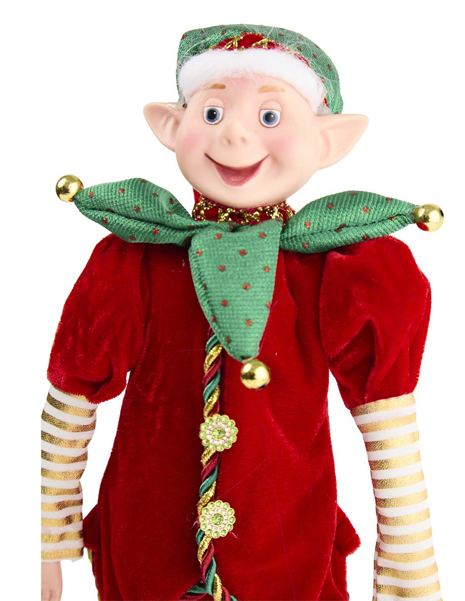 Ornamento navideño elfo 4
