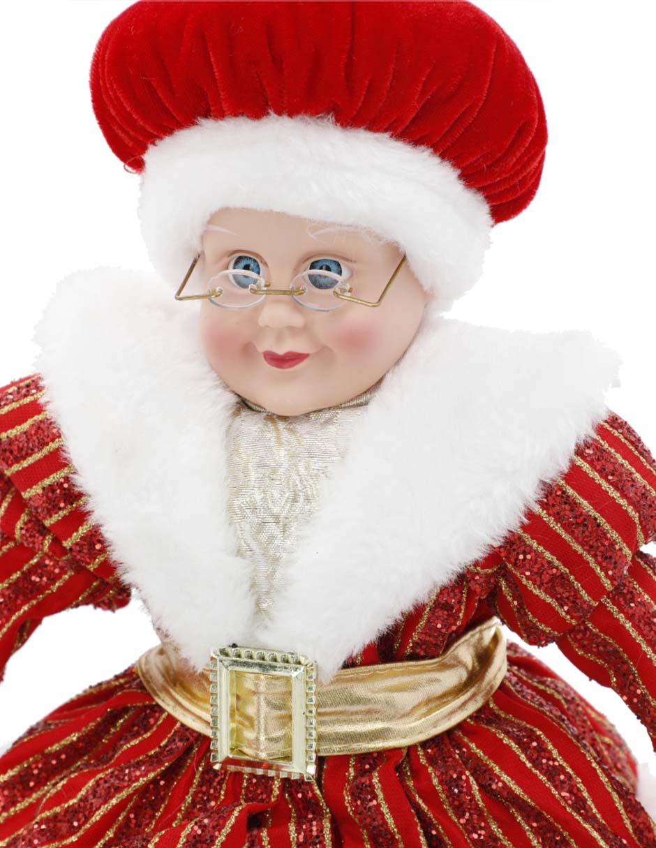 Figura decorativa de Sr. y Sra. Claus Navidad 4