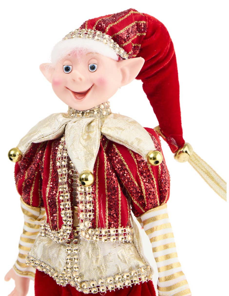 Ornamento navideño elfo 4