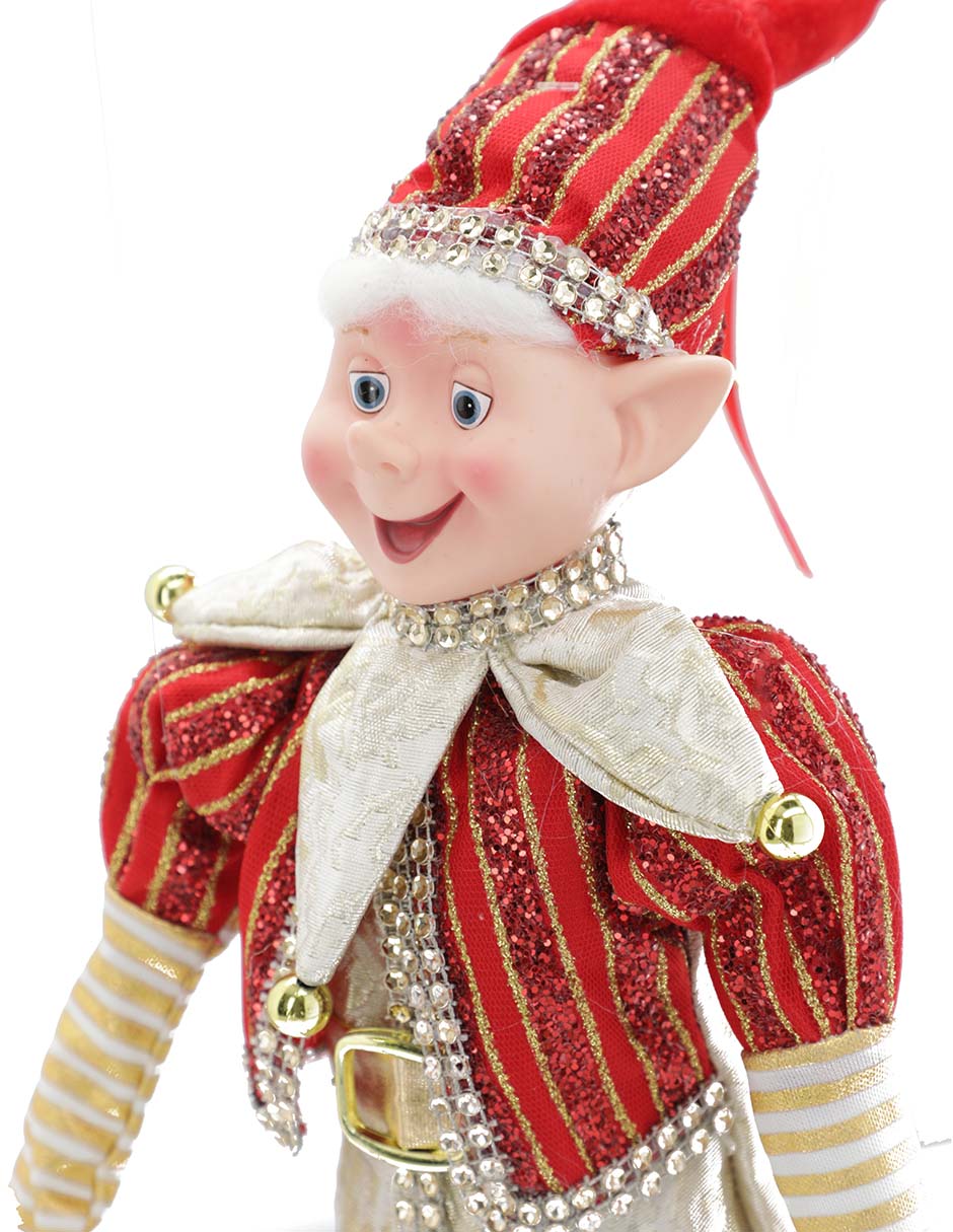 Ornamento navideño elfo 4
