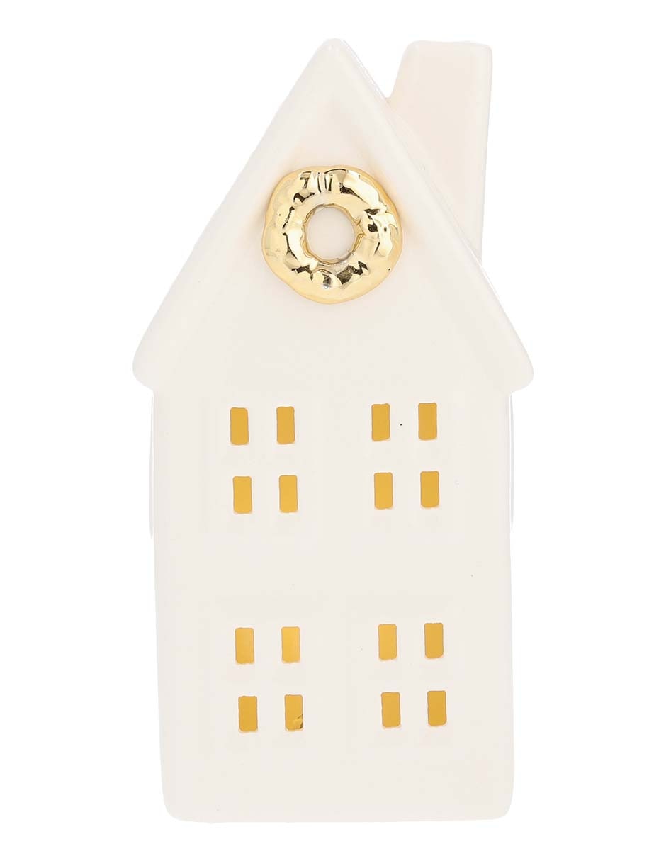 Figura decorativa de casa Destellos de porcelana Figura decorativa de casa Destellos de porcelana