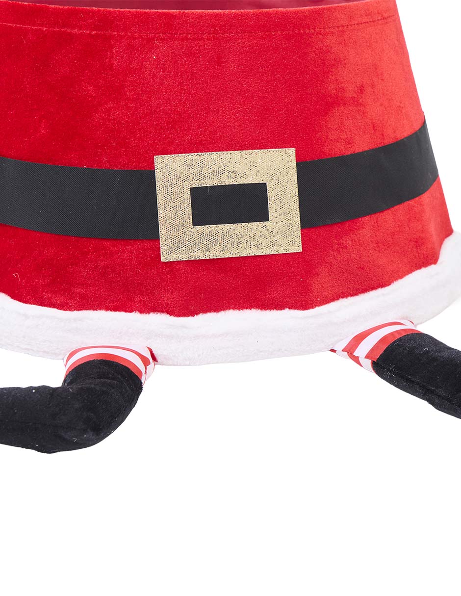 Pie de árbol estampado Santa Claus 2