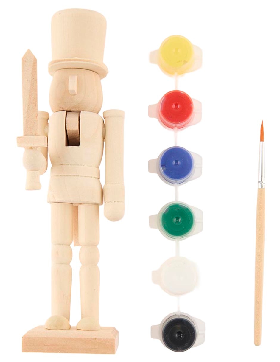 Figura decorativa de cascanueces Cascanueces de madera