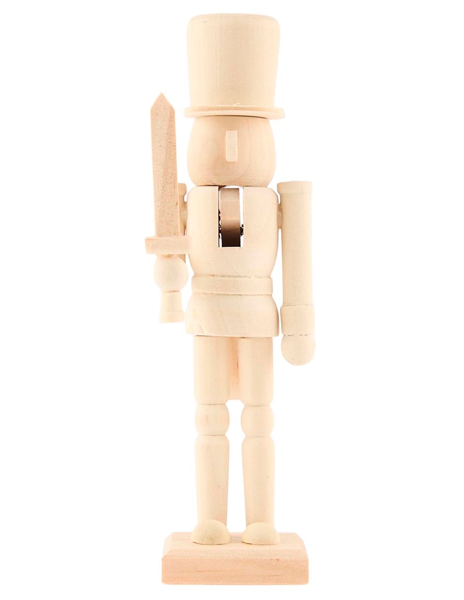 Figura decorativa de cascanueces Cascanueces de madera 2