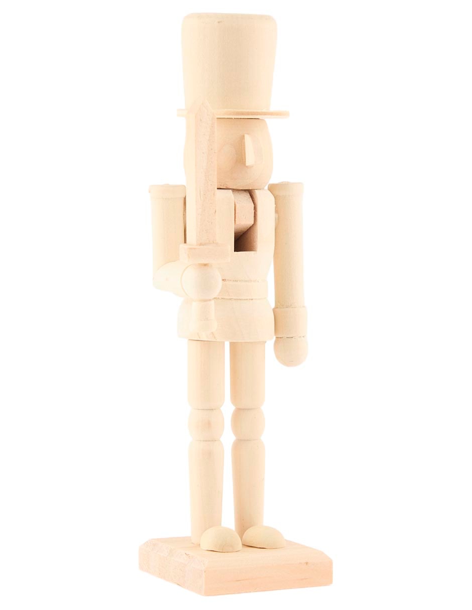 Figura decorativa de cascanueces Cascanueces de madera 3