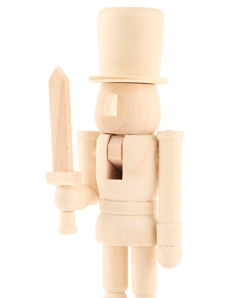 Figura decorativa de cascanueces Cascanueces de madera 5