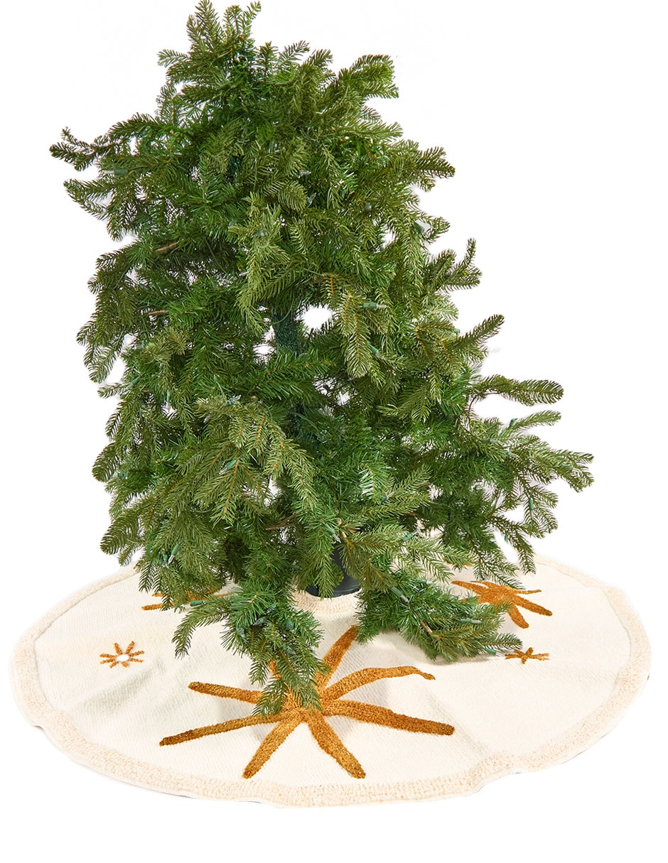 Pie de árbol bordado 2