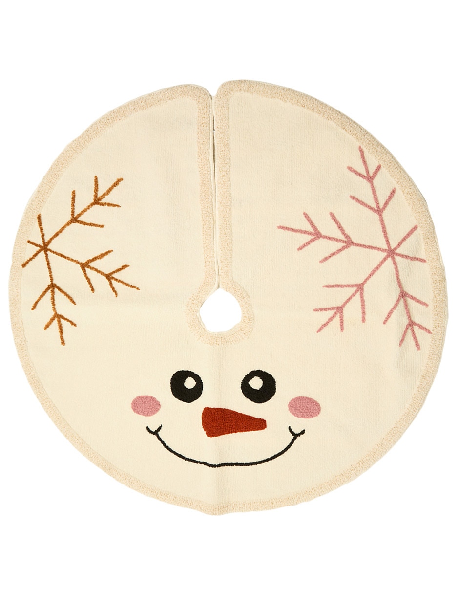 Pie de árbol estampado navideño Pie de árbol estampado navideño