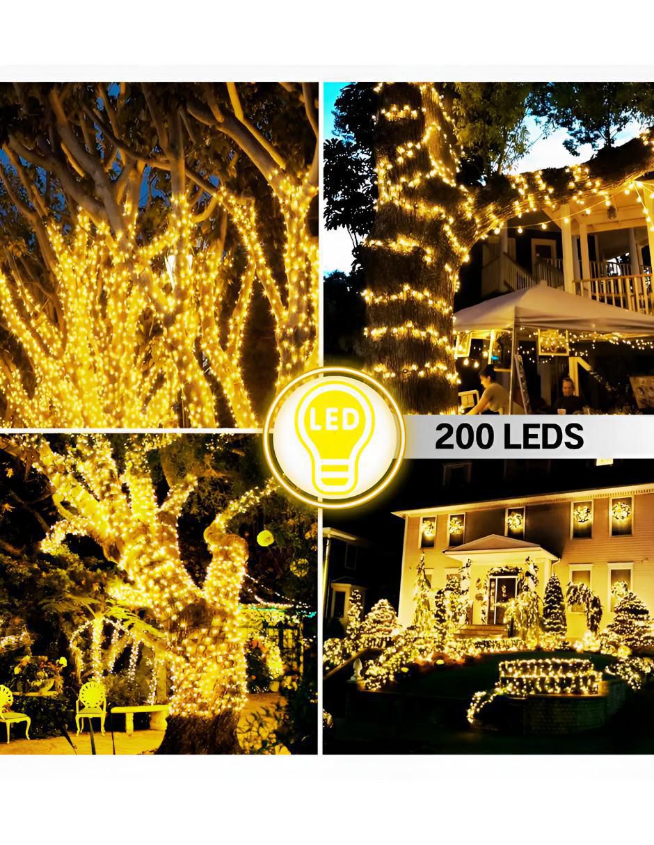 Serie cálida LED Xtllar3884 con 200 focos 2