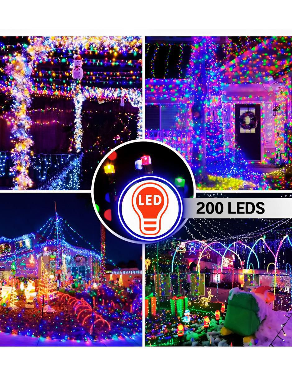 Serie LED Xtllar3885 con 200 focos 3
