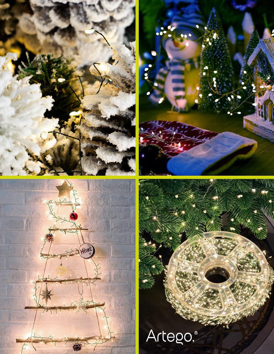 Serie LED Navideñas con 1200 focos 2