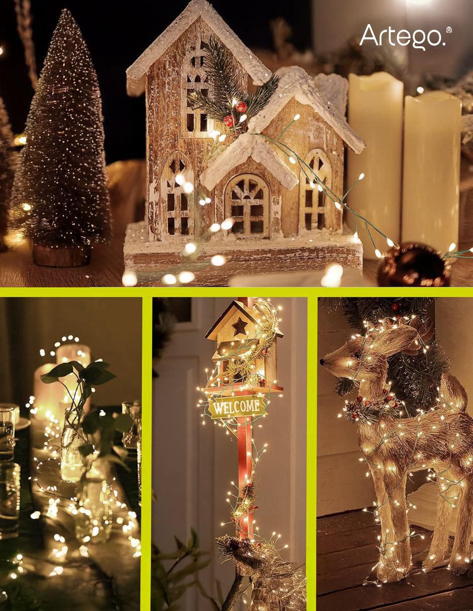 Serie LED Navideñas con 1200 focos 4