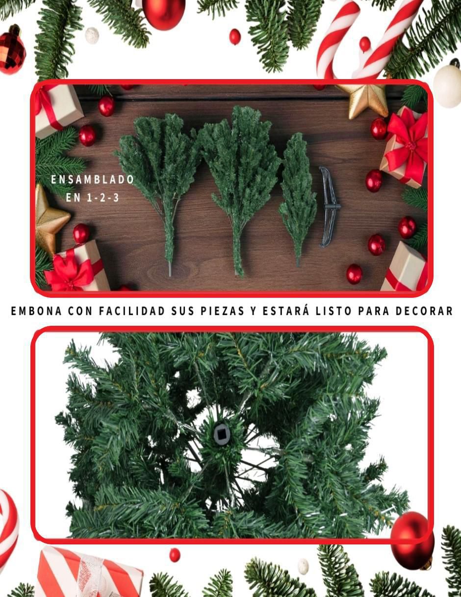 Árbol de navidad pino verde 3