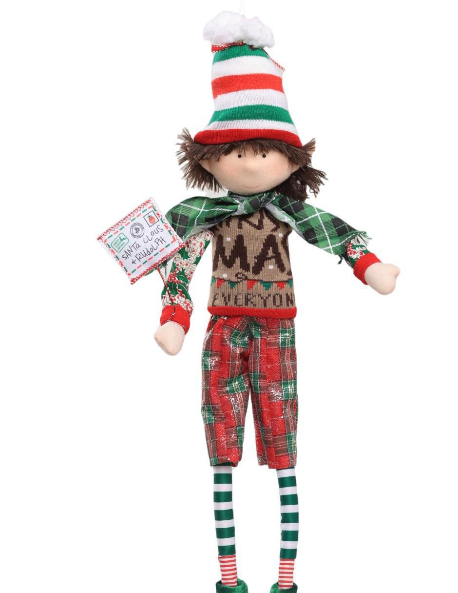 Ornamento navideño Duende Little Elfy 3