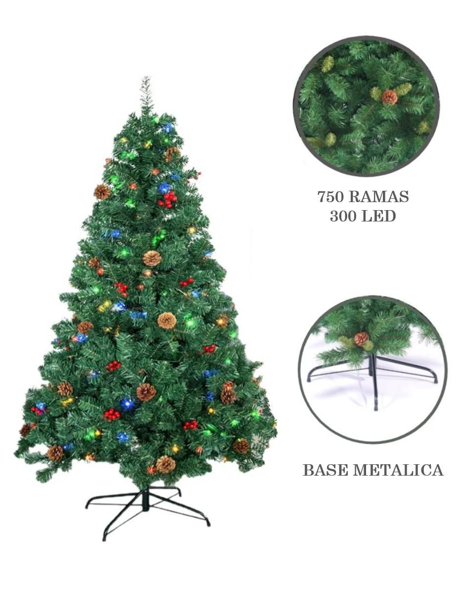 Árbol de navidad con 300 luces 3