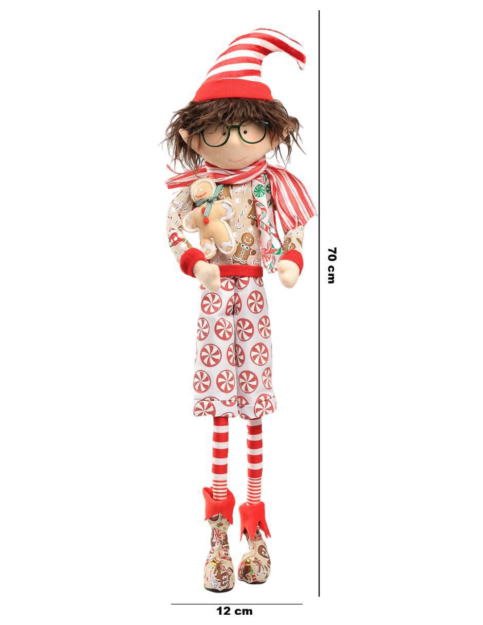 Ornamento Navidad duende Little Elfy 5