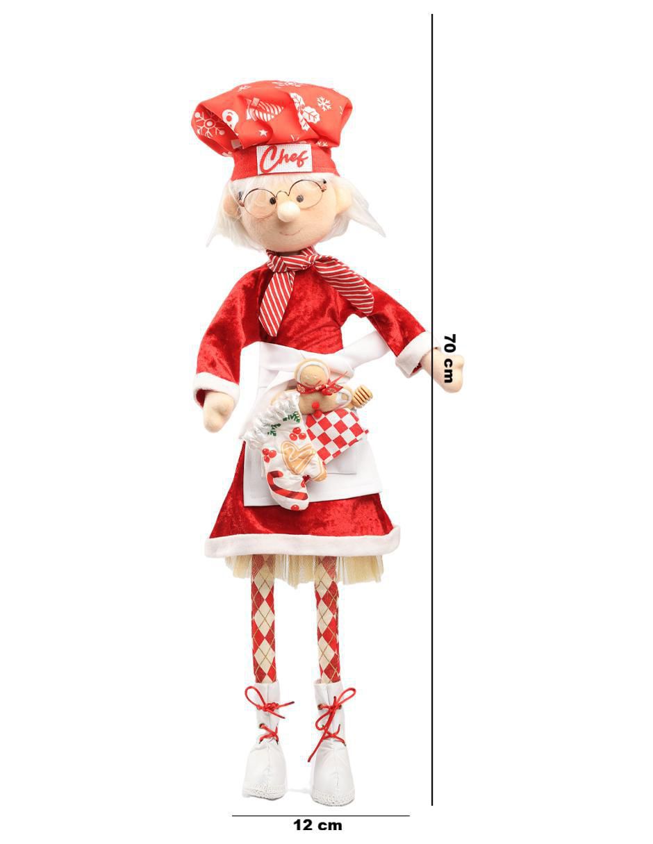 Ornamento Navidad Sra. Claus Little Elfy 5