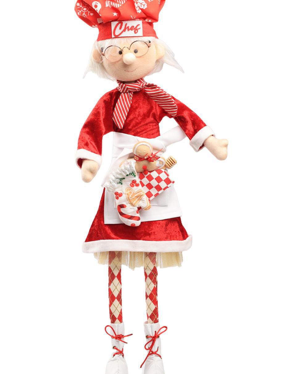 Ornamento Navidad Sra. Claus Little Elfy 3