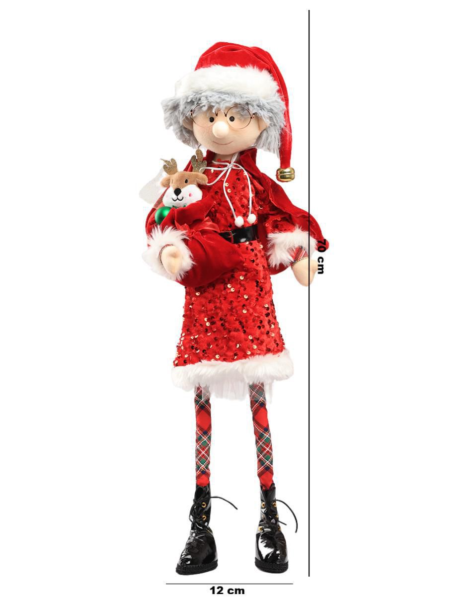 Ornamento Navidad Sra. Claus Little Elfy 5