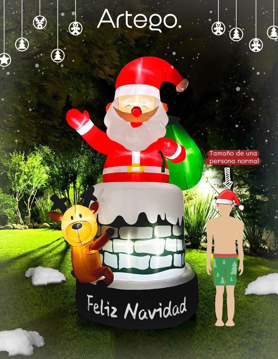 Inflable decorativo forma de chimenea 5